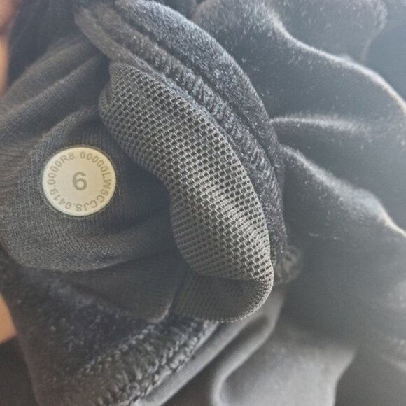 Lululemon Wunder Lounge High-Rise Black Velvet Tight Size 6 - Picture 5 of 7